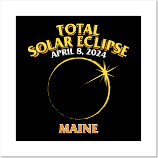 Total Solar Eclipse 2024 - Maine Posters and Art